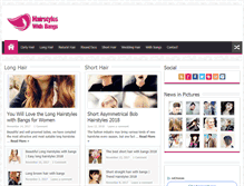 Tablet Screenshot of hairstyleswithbangs.net